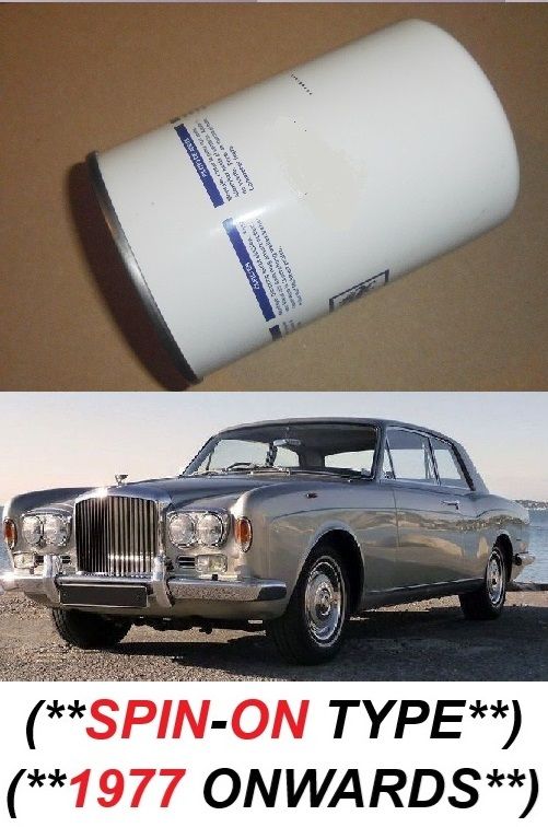 OIL FILTER (Bentley T2) (**Spin-On Type**) (**From 1977- 80**)  